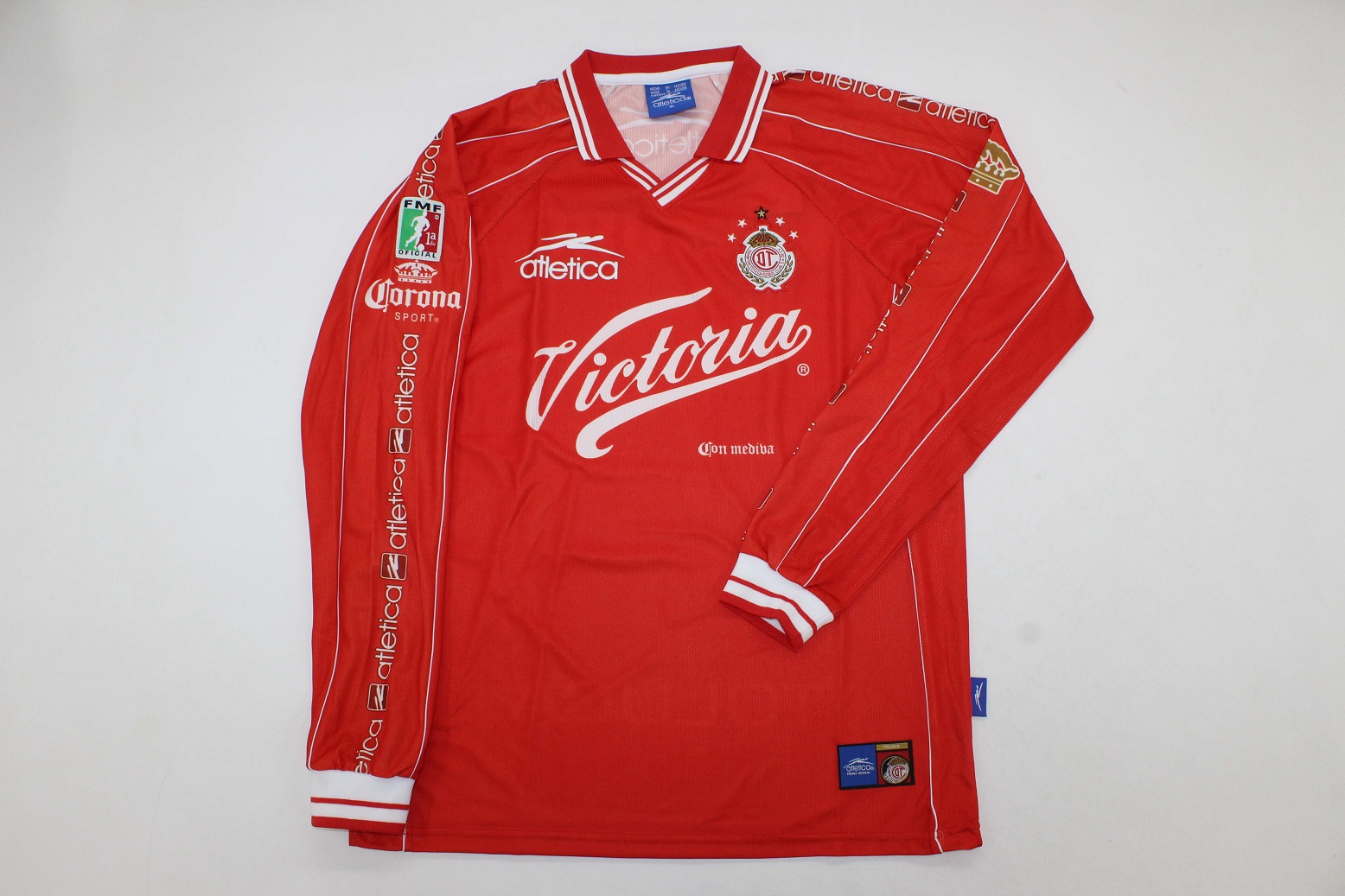 AAA Quality Toluca 99/00 Home Long Soccer Jersey